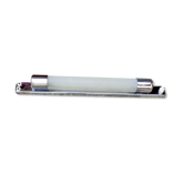 Chrome lighting applied with vintage tube
