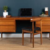Retro Walnut & Rosewood Younger Desk Dresser By John Herbert