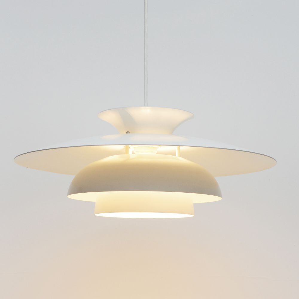 Danish white Junge hanging lamp, 70