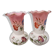 Pair of art deco opaline vases from the 1930s