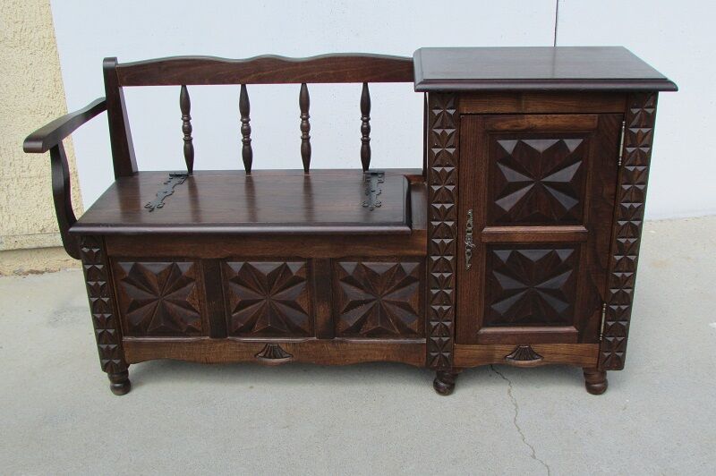 Entrance furniture oak, 1980s