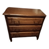 Chest of drawers with 3 drawers
