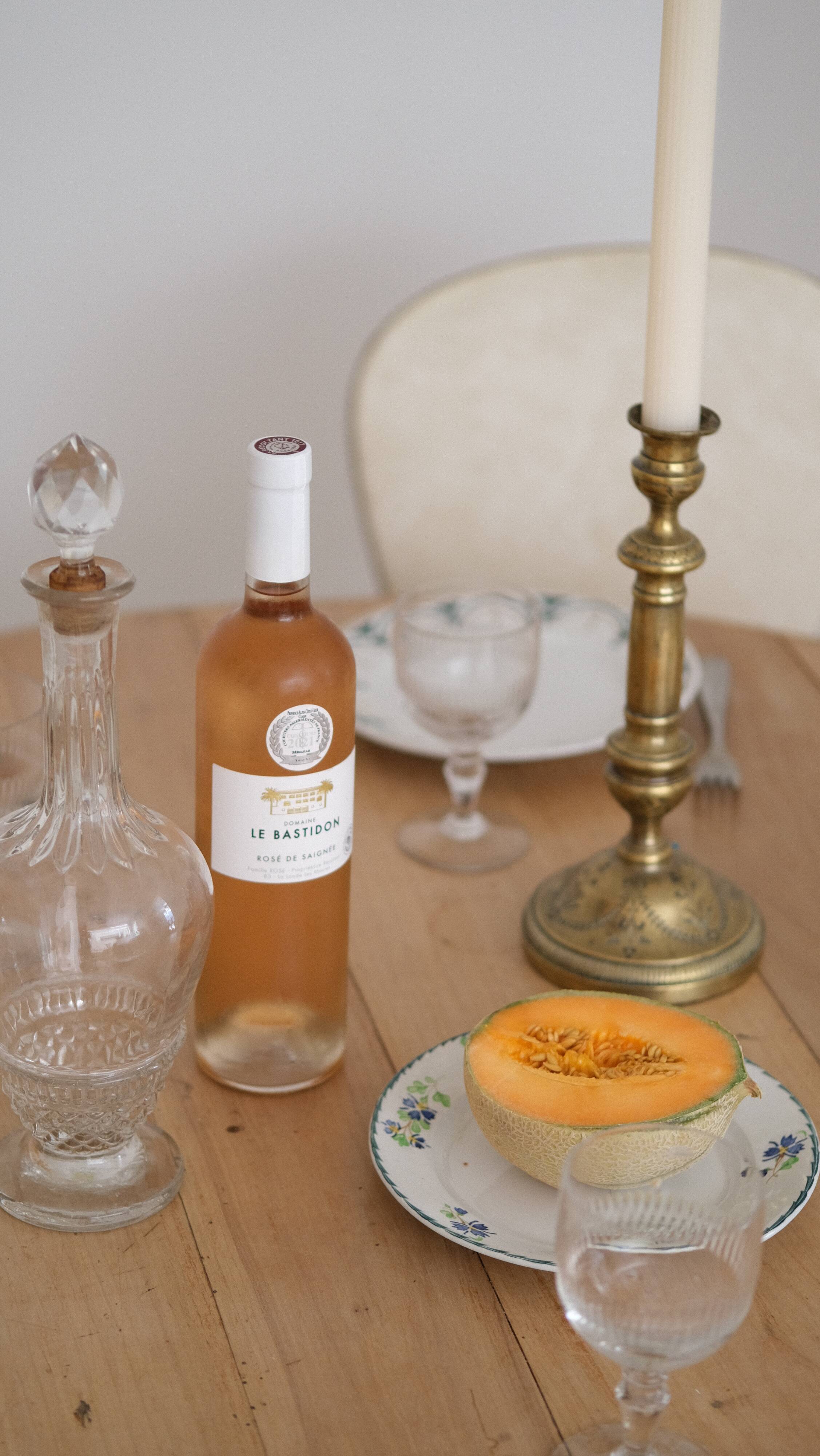 Flowery brass candle holder