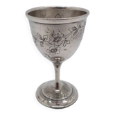 Coquetier en argent massif