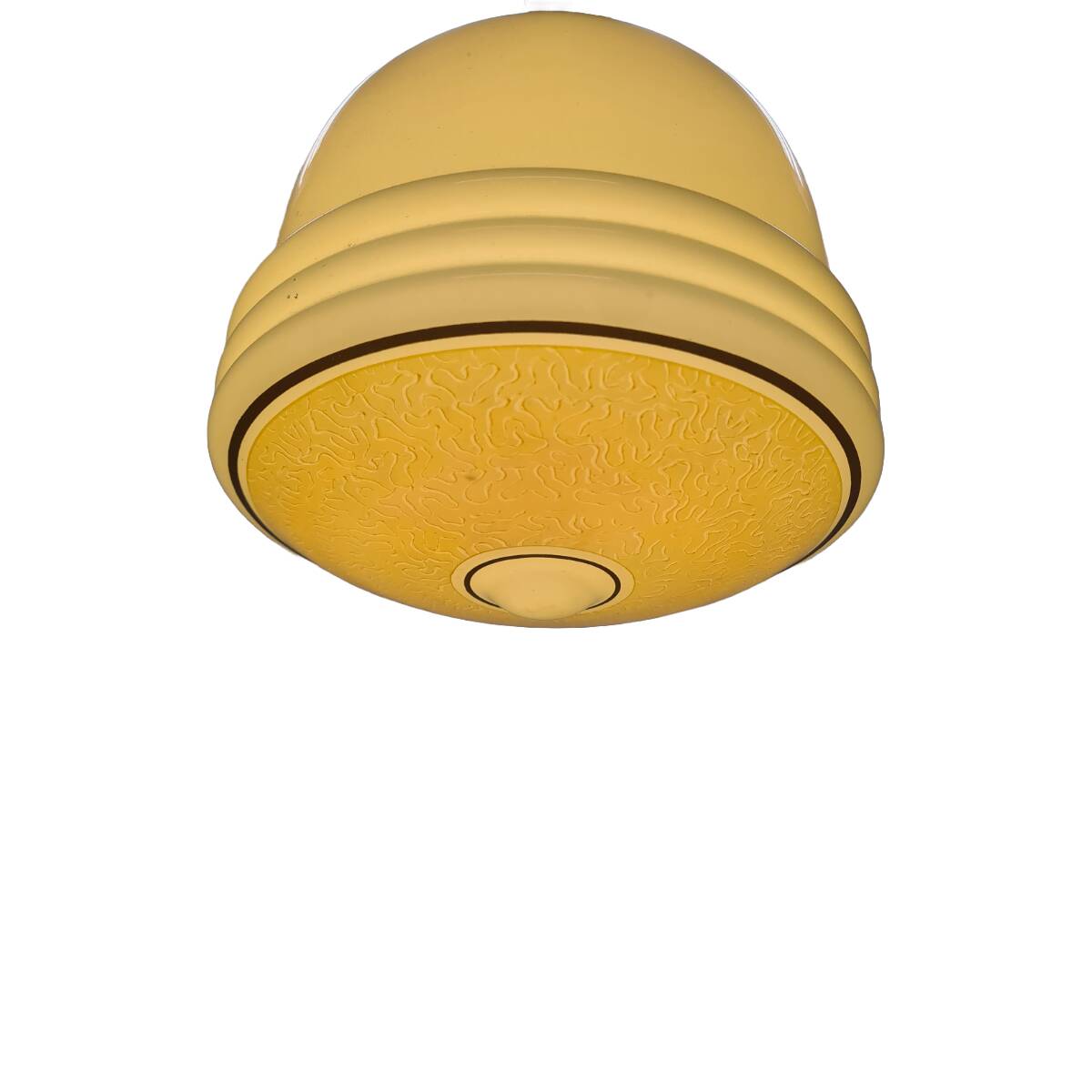 Mid Century Vintage Glass Pendant Lamp, 1950s