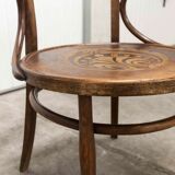 Baumann office chair 1914 curved wood