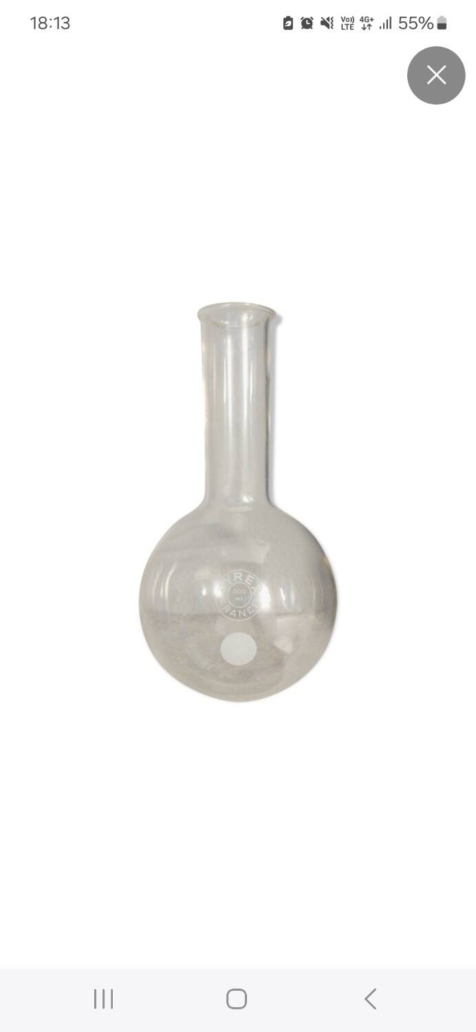Balloon vase round bottom chemistry glassware retro curiosity