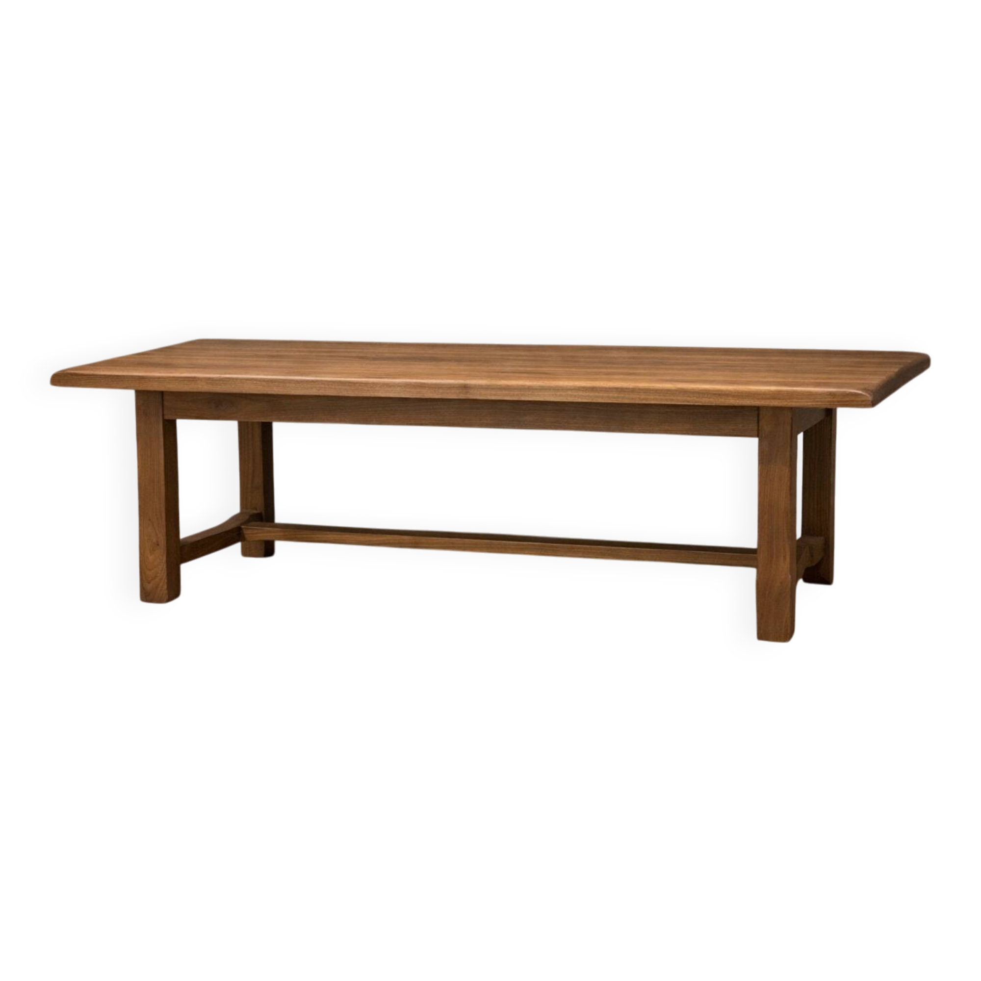 Large dining table in elm - chic country style