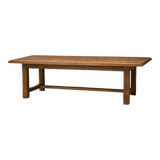 Large dining table in elm - chic country style