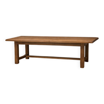 Large dining table in elm - chic country style