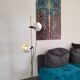 1970s vintage floor lamp eyes ball