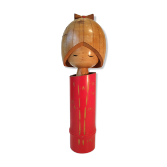 Doll Kokeshi Bamboo Princess by Masayuki Kaganuma - circa 1960 - Japan