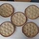5 snail plates in Gien porcelain