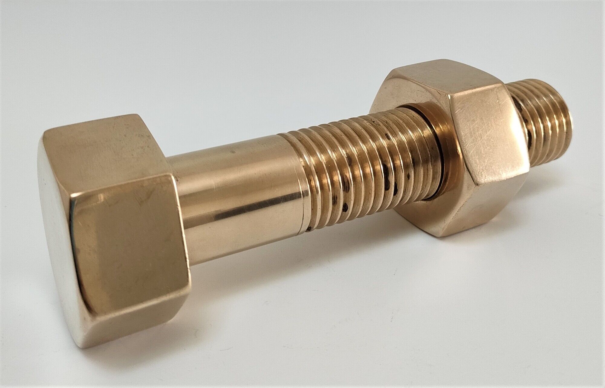 Box case solid brass shape nut bolt design 70s