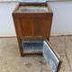 Vintage 1930s oak bar/icebox refrigerator