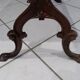 Marble bistro table Carrara 1910 Meallet Paris