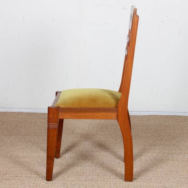 Set of 4 chairs, French work from the 1950s.