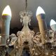 Old murano style chandelier in glass