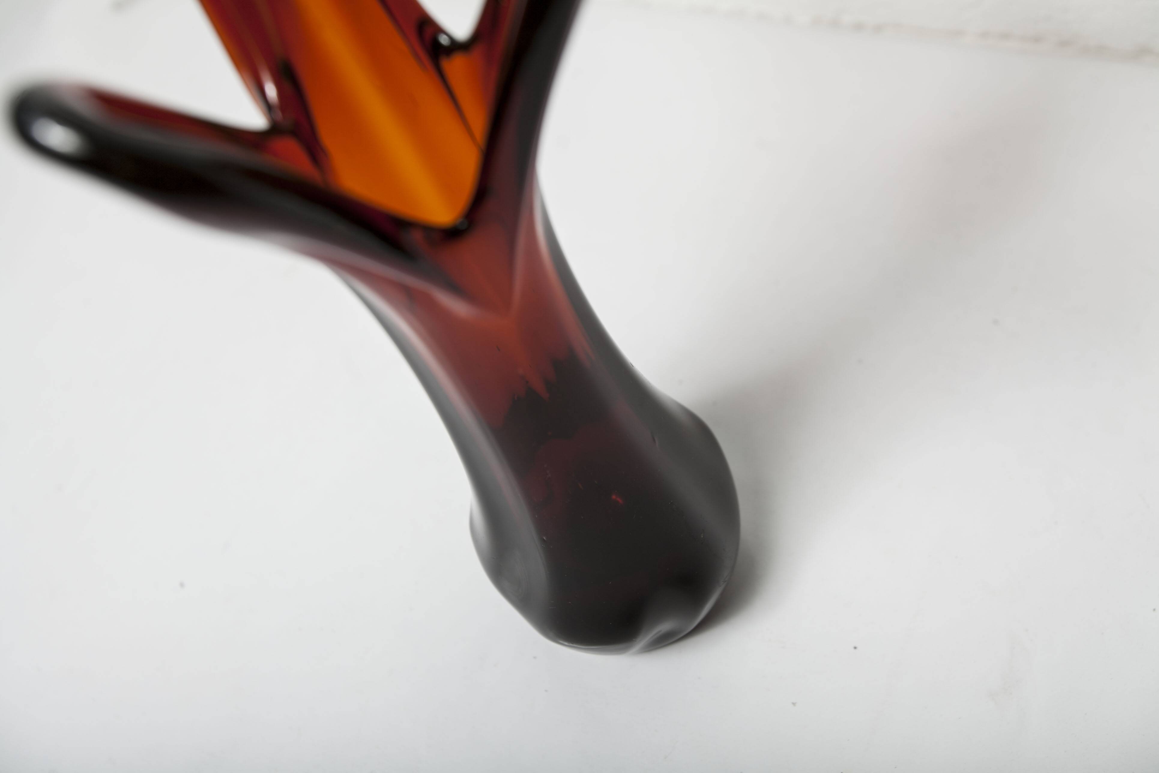 New look vase h28.5cm Murano glass 1970