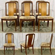 Set of 6 G-Plan teak chairs from the 1970s.