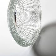 Vintage Clear Glass Henninger Meister Spezial Bier Round Ashtray / Germany