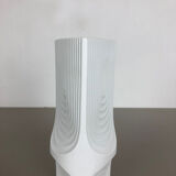 OP Art biscuit porcelain german vase made by AK Kaiser, Germany, 1970s