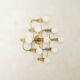 Wall and ceiling lamp Gaetano Sciolari Leola