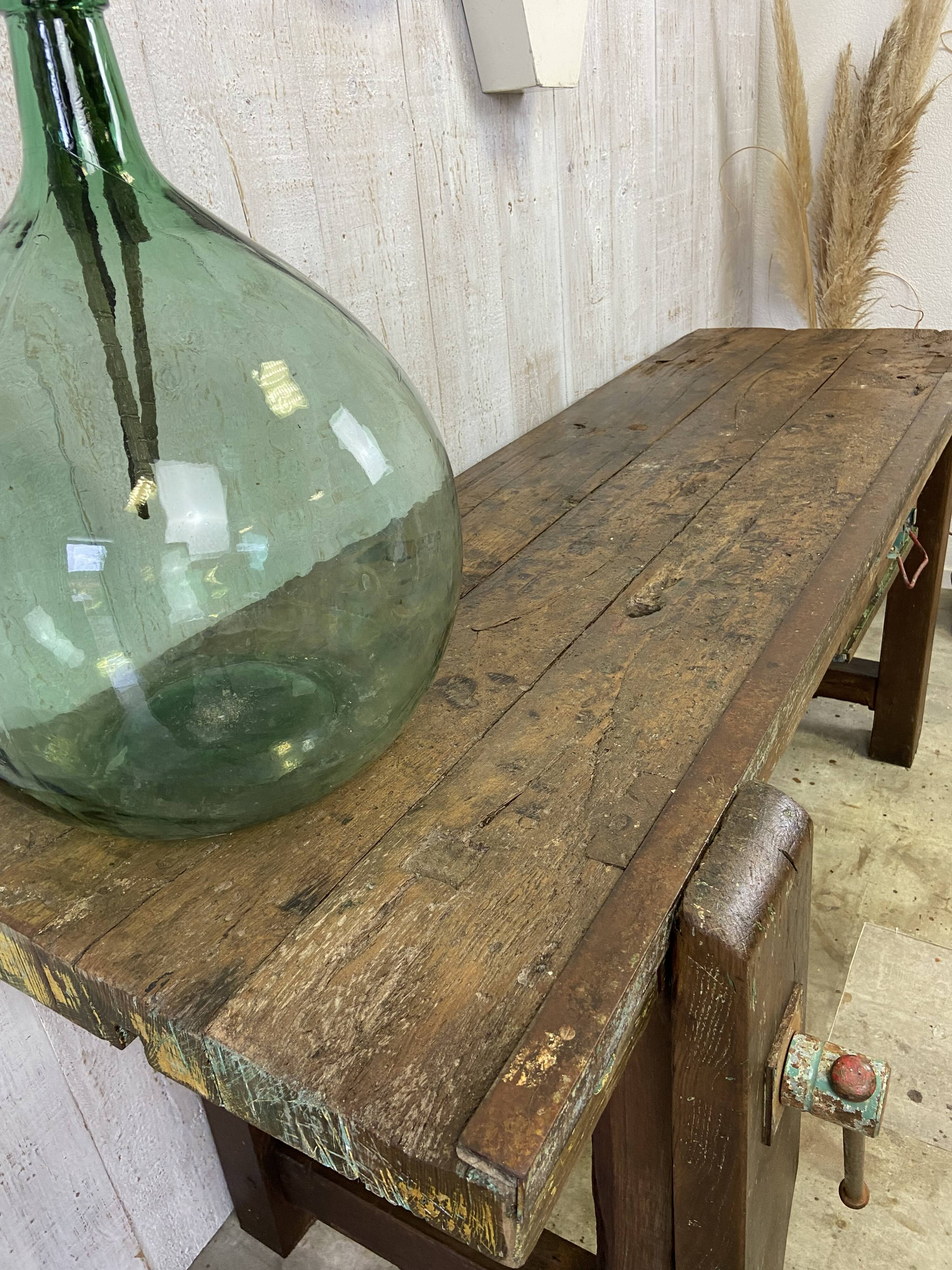 Vintage carpenter's workbench