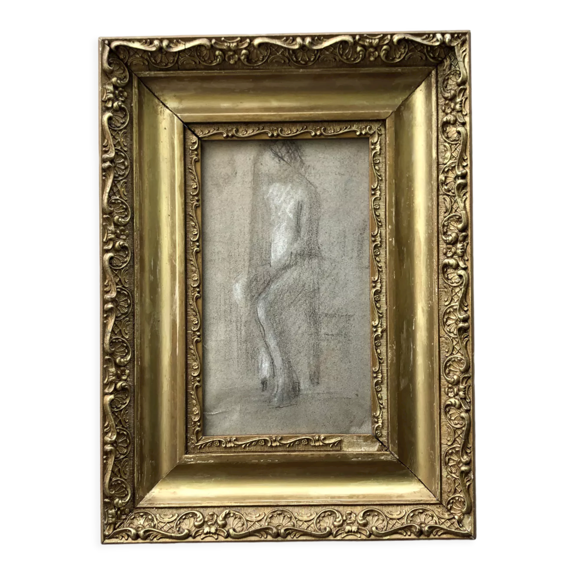 Drawing 30s "The seated woman"