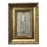 Drawing 30s "The seated woman"