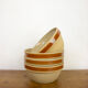 Set of 4 bowls in Gien sandstone - France