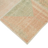 Handmade Oriental Contemporary 172 cm x 242 cm Beige Patchwork Carpet