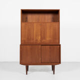 Danish cabinet in 2 parts in teak by Svend Aage Rasmussen for Alderslyst Møbelfabrik