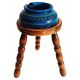 Bitossi Large Ashtray by Aldo Londi, Rimini Blu Ceramic, Italy, 1960s
