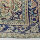 Blue Orange 250x350 cm Carpet, Vintage Large Rug, Turkish Antique Rug.