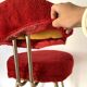Chaise vintage "moumoute"  Pelfran