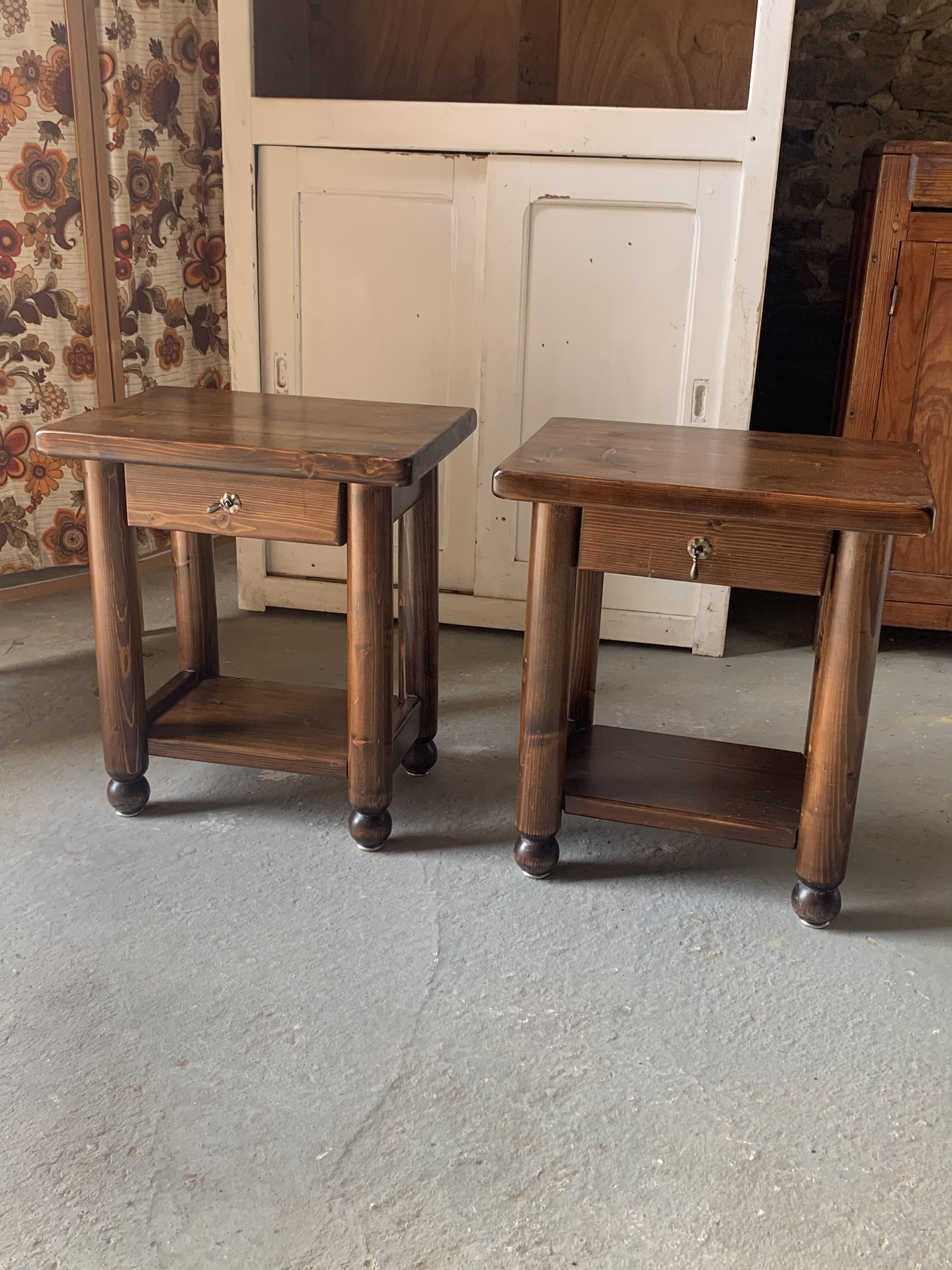 Pair of bedside tables