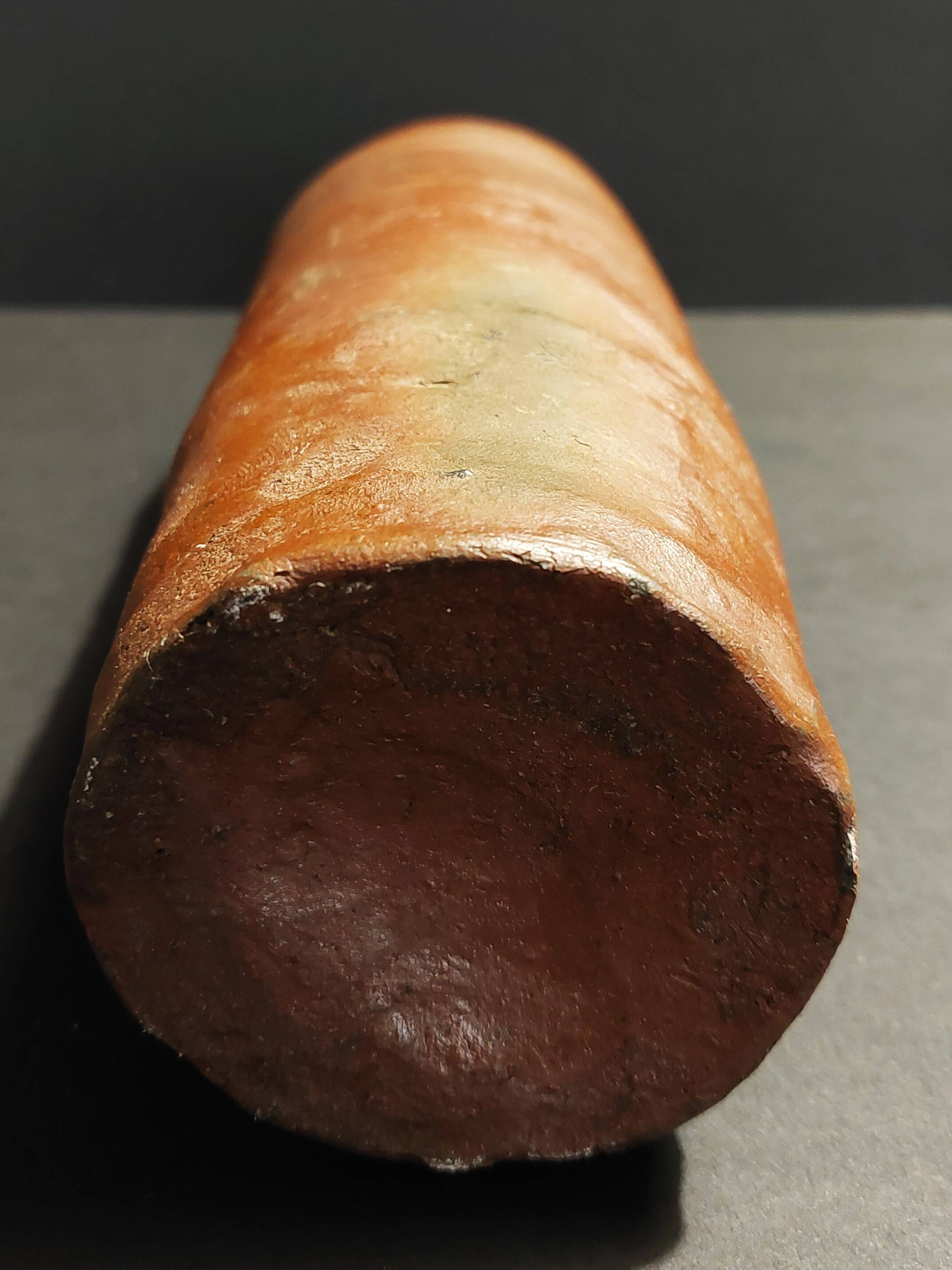Bouteille en grès marron Puisaye fin XIXème