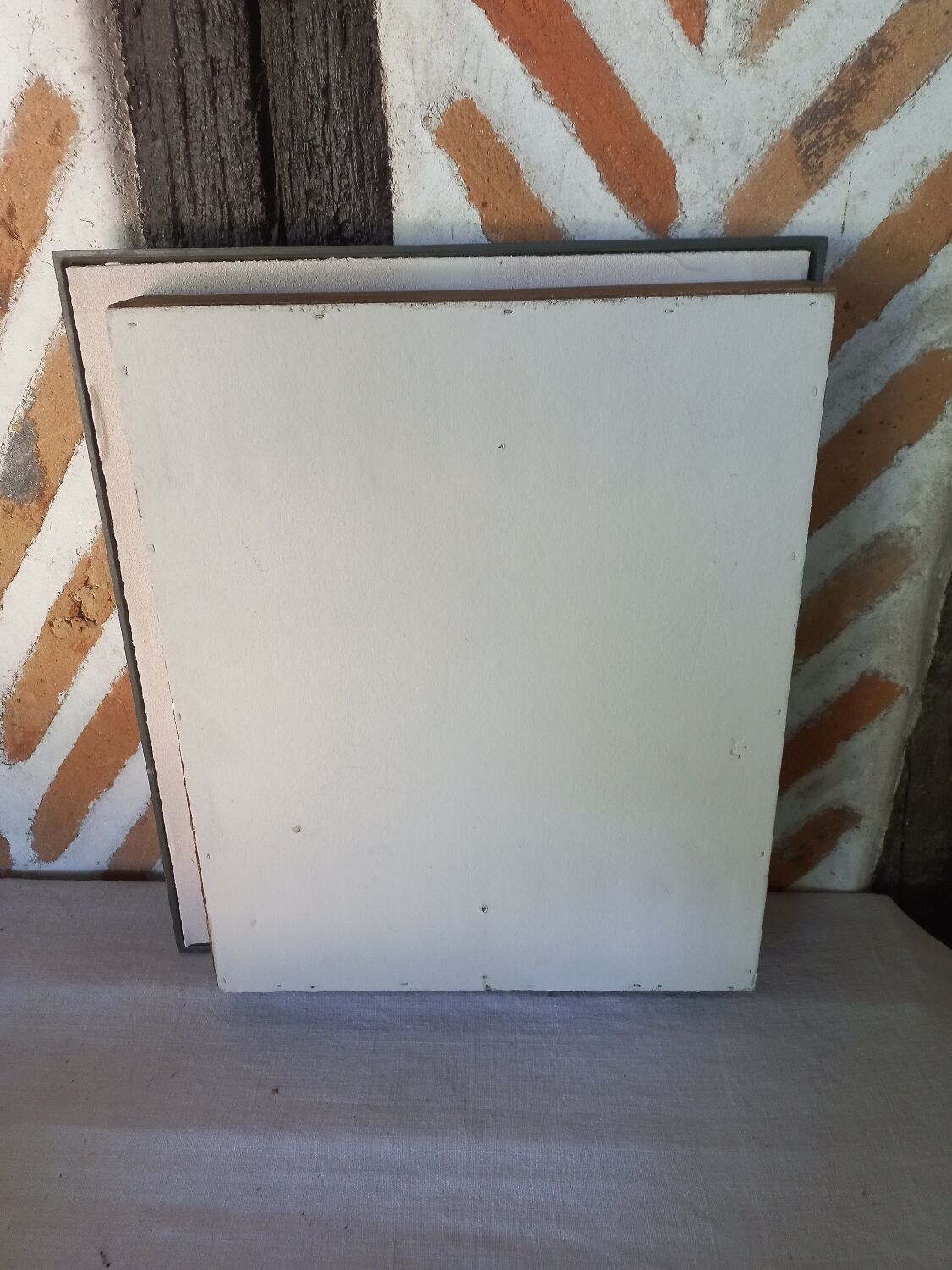 Golden frame secret shelf