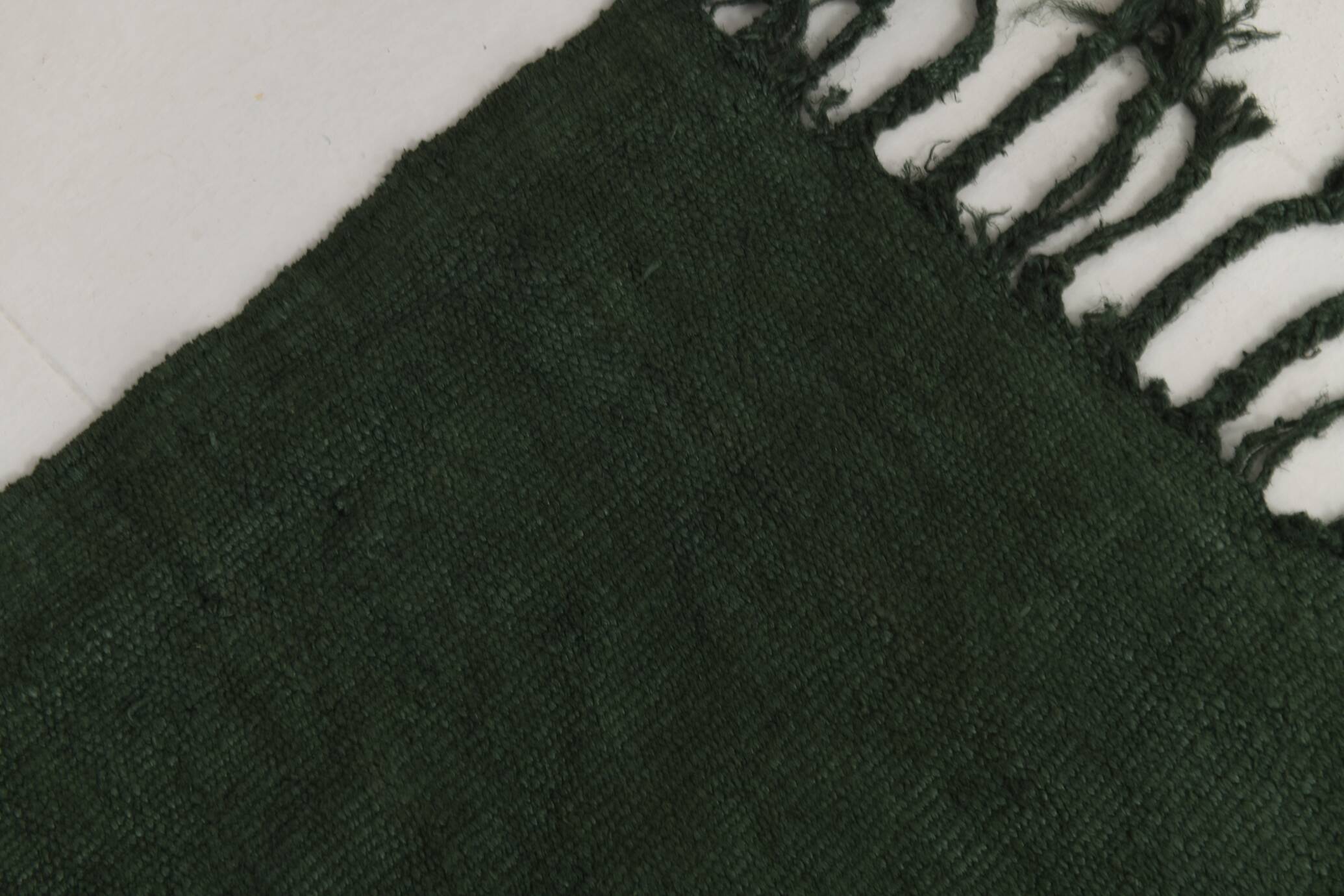 5x7 Green Turkish Kilim Rug, 142x229Cm