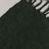 5x7 Green Turkish Kilim Rug, 142x229Cm