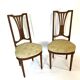 Paire de chaises d'appoint sstyle Louis XVI