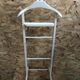 Old Fratelli Reguitti white wood valet made in Italy vintage