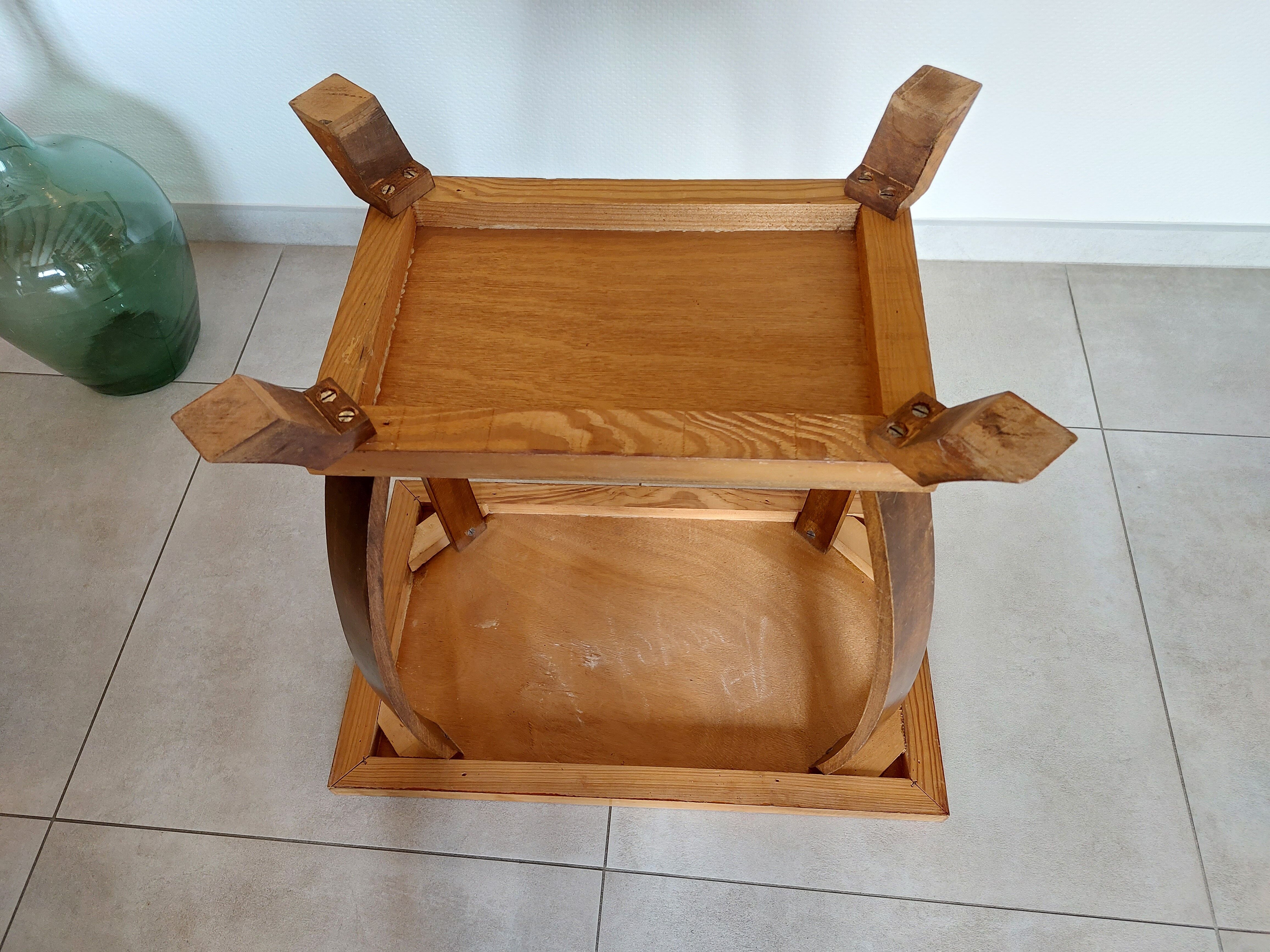 Rectangular Art Deco pedestal table
