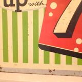 Sign metal 7up 1963