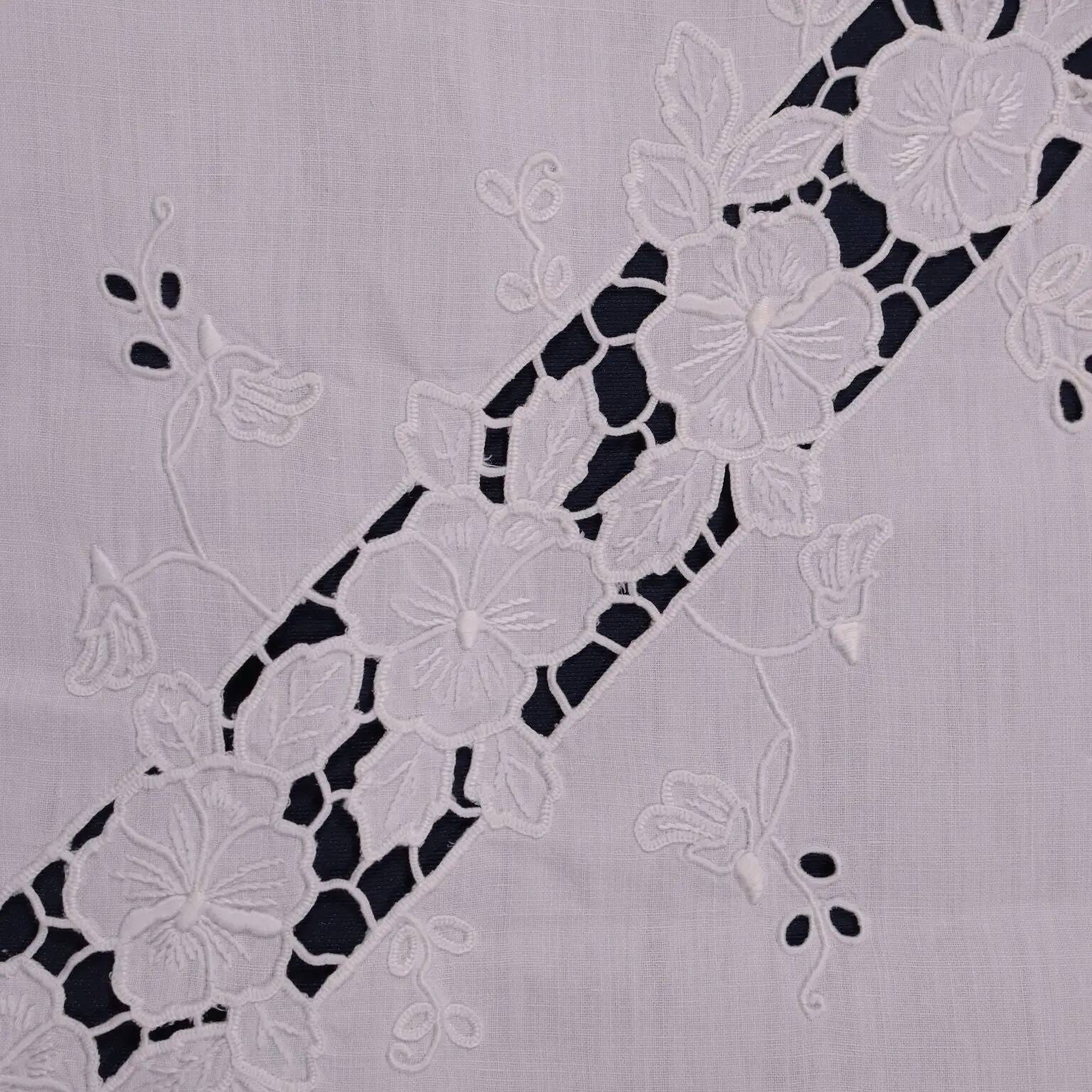 Linen table runner, Italy, 20th century