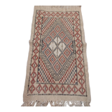 Hand-woven multicolored margoum rugs, 106x58 cm