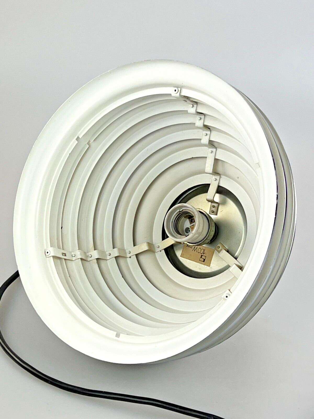 Kazuo Motozawa Saturno chrome design pendant light from the 60s
