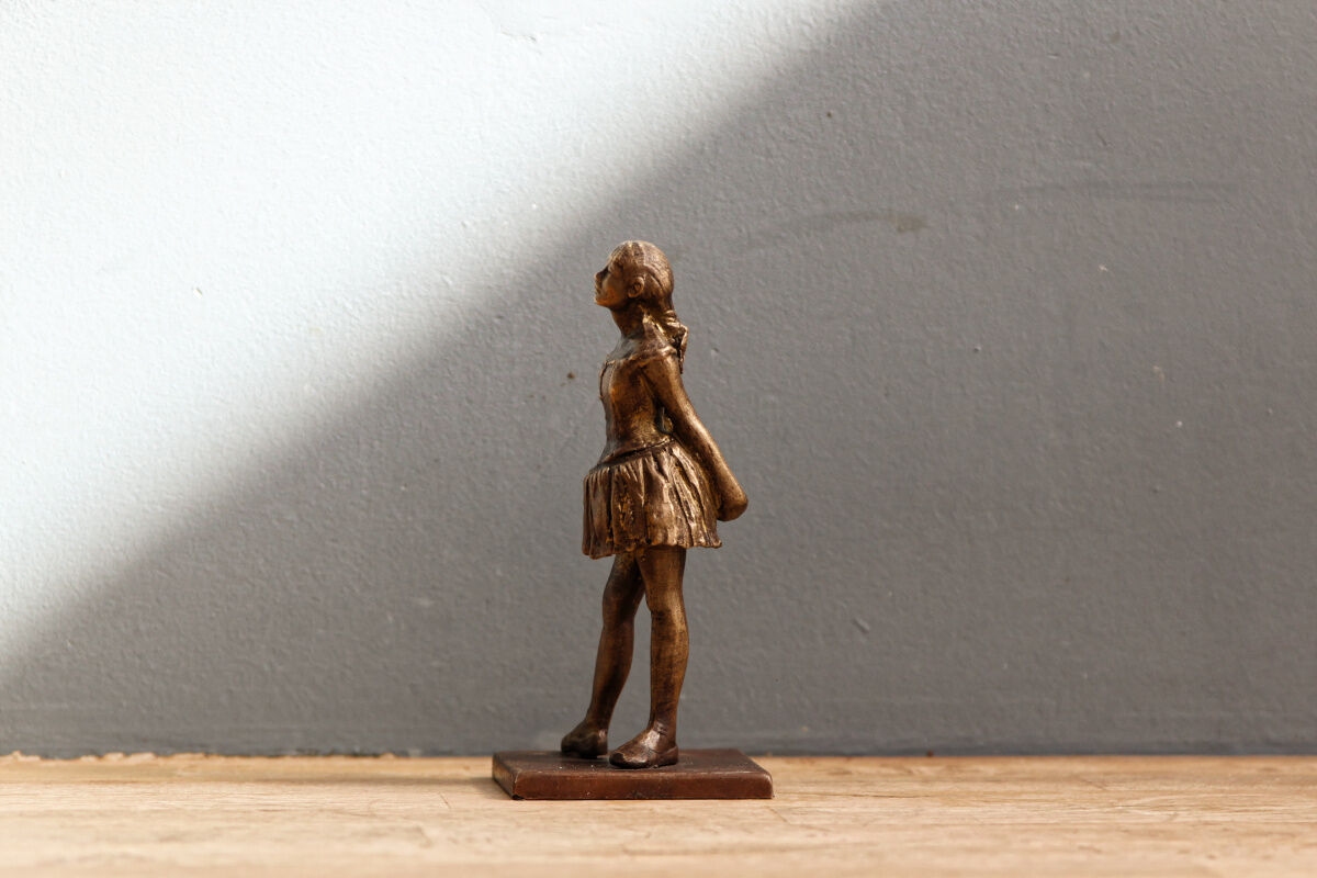 Bronze sculpture, Degas, the little dancer of 14 years