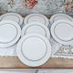 Set of 7 Limoges porcelain dinner plates from Maison Charles Ahrenfeldt